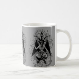 Baphomet: 魔法使いおよび魔力の角状の神、 コーヒーマグカップ