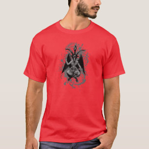 Baphomet: 魔法使いおよび魔力の角状の神、 tシャツ