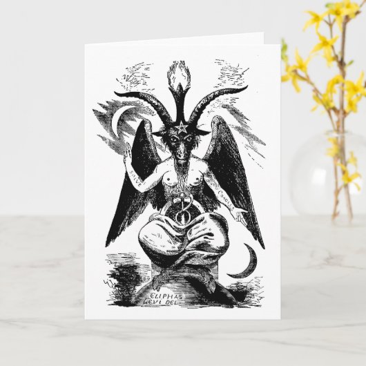 Baphomet (黒) カード (黄色い花)