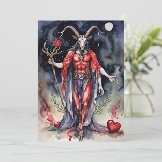 Baphomet Gothic Valentine's Day Every Realm シーズンカード (スタンド正面)