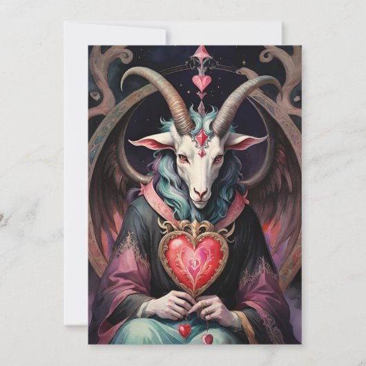 Baphomet Gothic Valentine's Day Every Realm シーズンカード (正面)