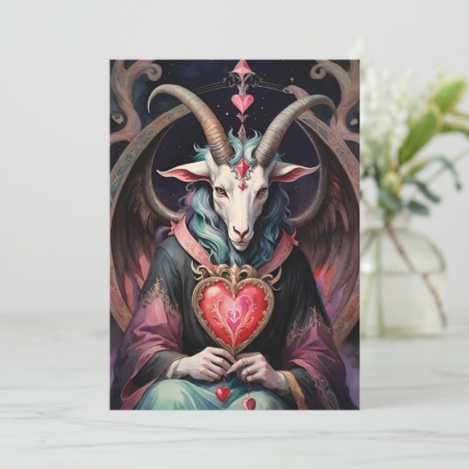 Baphomet Gothic Valentine's Day Every Realm シーズンカード (スタンド正面)