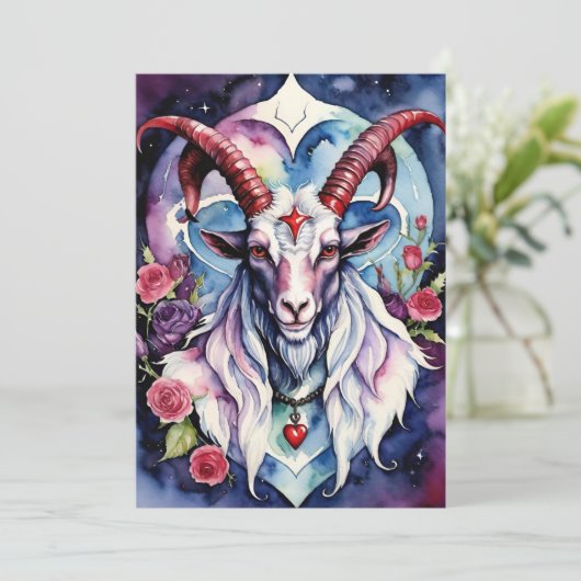 Baphomet Gothic Valentine's Day Every Realm シーズンカード (スタンド正面)