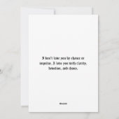 Baphomet Gothic Valentine's Day Intention シーズンカード (裏面)