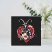 Baphomet Gothic Valentine's Day Love シーズンカード (スタンド正面)