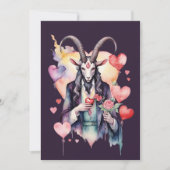 Baphomet Gothic Valentine's Day Love シーズンカード (正面)