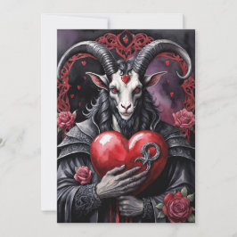 Baphomet Gothic Valentine's Day Love シーズンカード