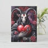 Baphomet Gothic Valentine's Day Love シーズンカード (スタンド正面)