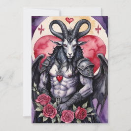 Baphomet Gothic Valentine's Day Love シーズンカード
