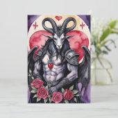 Baphomet Gothic Valentine's Day Love シーズンカード (スタンド正面)