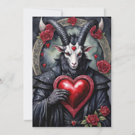 Baphomet Gothic Valentine's Day Love シーズンカード
