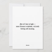 Baphomet Gothic Valentine's Day Love シーズンカード (裏面)