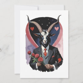 Baphomet Gothic Valentine's Day Love シーズンカード