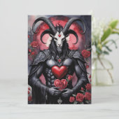 Baphomet Gothic Valentine's Day Love シーズンカード (スタンド正面)