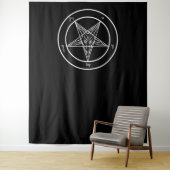 Baphomet HUGE Ritual Chamber Tapestry 88"x104" タペストリー (インサイチュ)