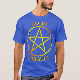 Baphomet Pentagram Solve Coagula  Orange  Tシャツ