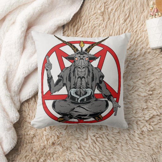 Baphomet roi de l'enfer クッション (ブランケット)