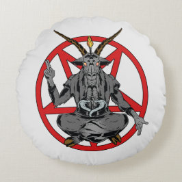 Baphomet roi de l'enfer ラウンドクッション