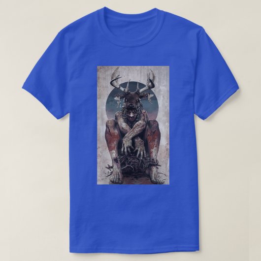 Baphomet Satanist Goat Satanic Dark Art Evil 666  Tシャツ (デザイン正面)