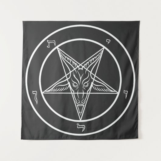 Baphomet Sigil CoS タペストリー (正面)