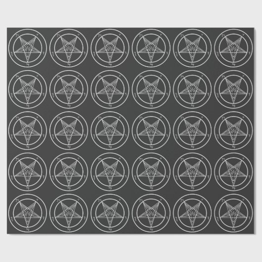Baphomet Sigil CoS ラッピングペーパー (フラット)