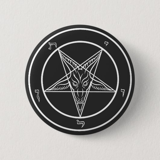 Baphomet Sigil CoS 缶バッジ (正面)