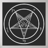 Baphomet Sigil CoS 24" ポスター (正面)