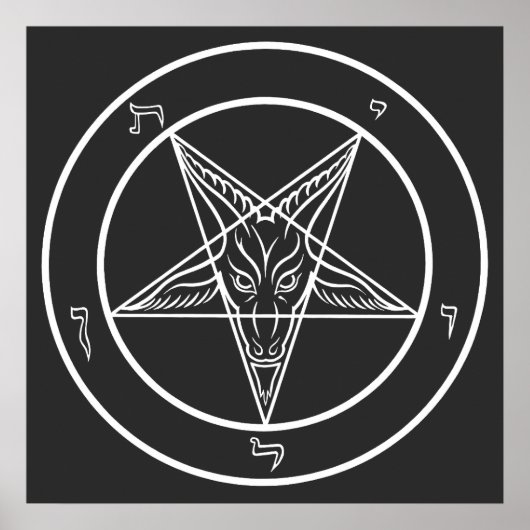 Baphomet Sigil CoS 24" ポスター (正面)