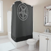 Baphomet Sigil CoS 6' Ritual Chamber Drape or シャワーカーテン (インサイチュ)