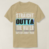 Baptism Adults Funny Outta Water Idea Tシャツ (デザイン正面)