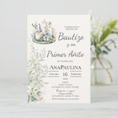 Baptism and first year invitation in Spanish 招待状 (スタンド正面)