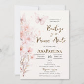 Baptism and first year invitation in Spanish 招待状 (正面)