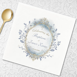 Baptism baby boy  スタンダードカクテルナプキン