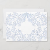 Baptism baby boy thank you card 招待状 (裏面)