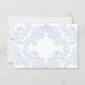 Baptism baby boy thank you card 招待状 (裏面)