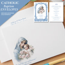 Baptism Blessed Mother and Child Scripture