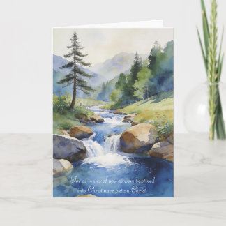 Baptism Card: Galatians 3:25-27 カード