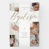 Baptism Celebration Photo Collage Party Keepsake  横断幕 (縦)