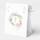 Baptism Christening Roses Floral Garland フェイバーボックス (裏面サイド)