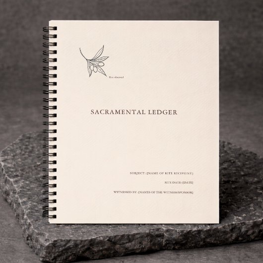 Baptism/ Confirmation/ Communion Rite Keepsake ノートブック