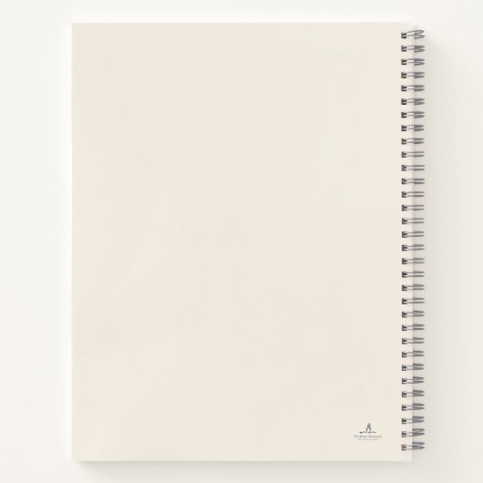 Baptism/Confirmation Rite GodParent Keepsake ノートブック (裏面)