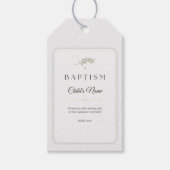 Baptism Favor Tag | Personalized ギフトタグ (正面)