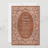 Baptism First Birthday Fiesta Talavera 招待状 (正面)