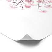 Baptism floral welcome ポスター (角)