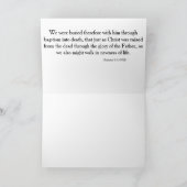 Baptism for Adult  カード (内部)