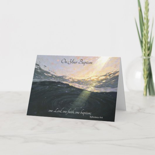 Baptism for Adult  カード (正面)