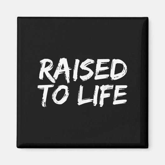 Baptism Gift New Christians Baptismal Quote Raised マグネット (正面)