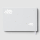 Baptism Guest Book for Boy with Angel Personalized ゲストブック (裏面)