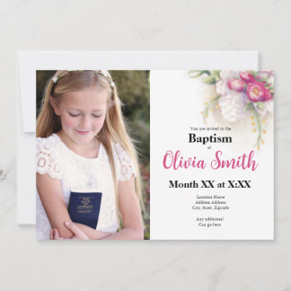 Baptism Invitation 招待状
