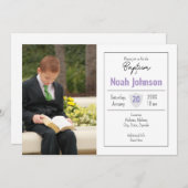 Baptism Invitation 招待状 (正面/裏面)